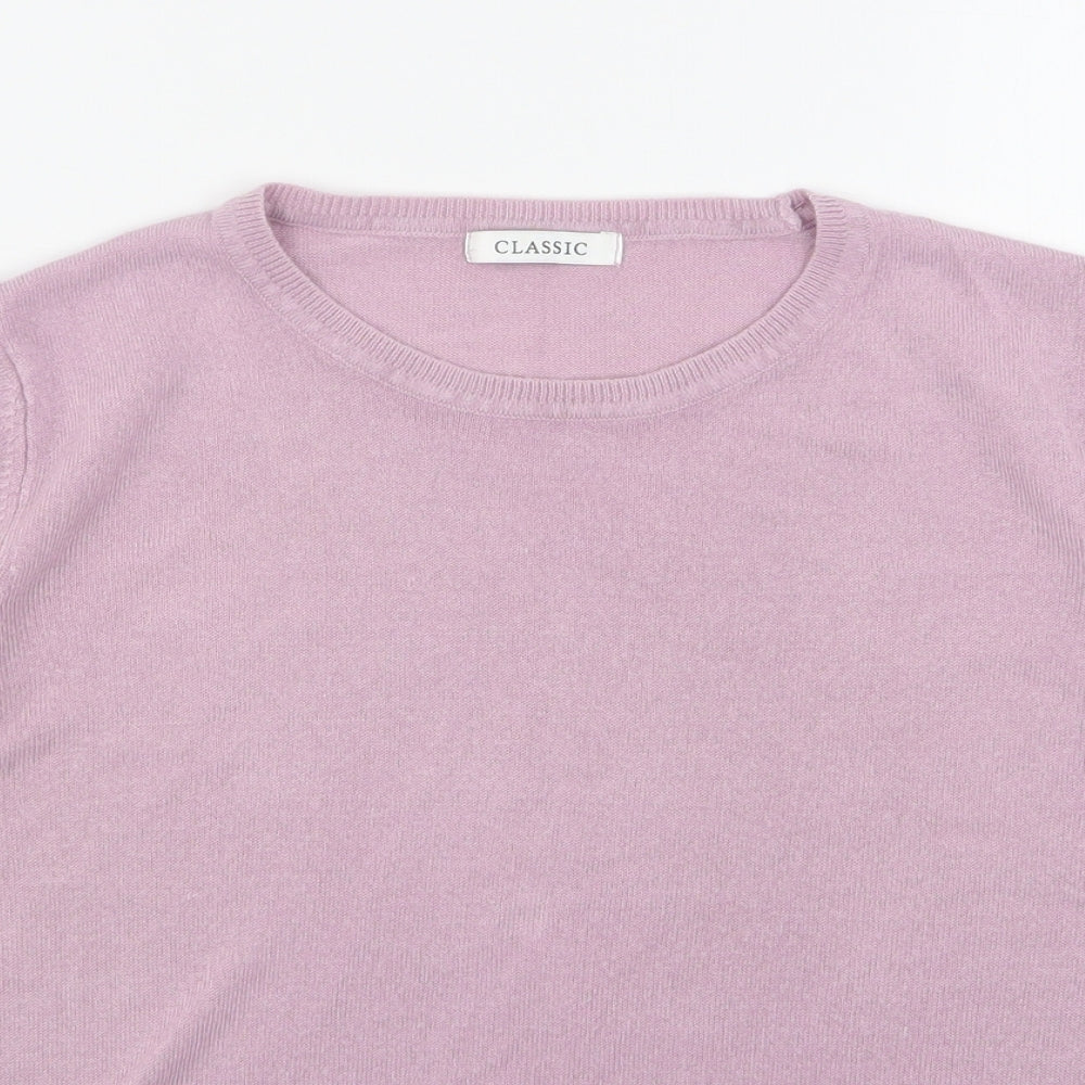 Womens UK Size 12 Marks and Spencer Pink Pullover Jumper
