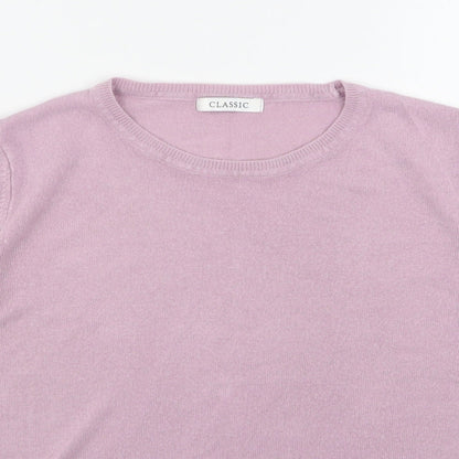 Womens UK Size 12 Marks and Spencer Pink Pullover Jumper