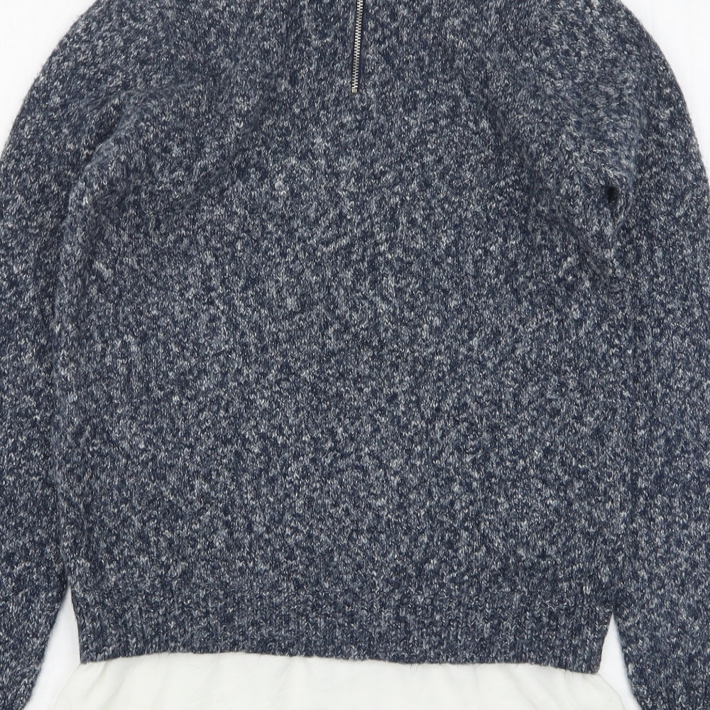 Womens UK Size 8 Atmosphere Blue Pullover Jumper