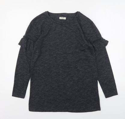 Womens UK Size 10 Papaya Grey Pullover Jumper