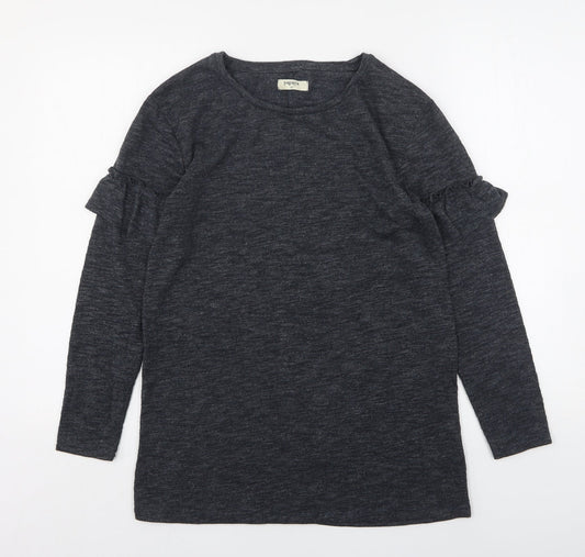 Womens UK Size 10 Papaya Grey Pullover Jumper