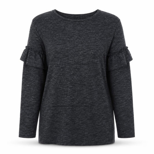 Womens UK Size 10 Papaya Grey Pullover Jumper
