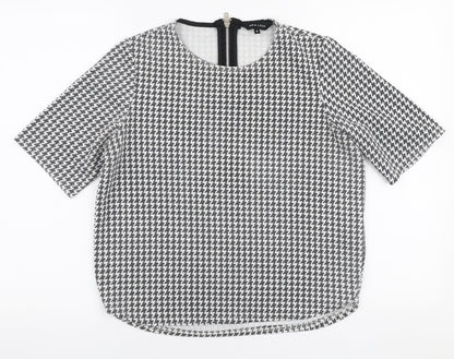 Womens UK Size 8 New Look White Basic Blouse