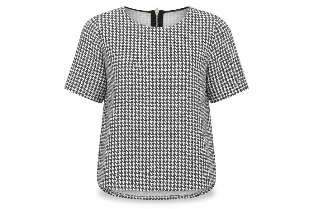 Womens UK Size 8 New Look White Basic Blouse