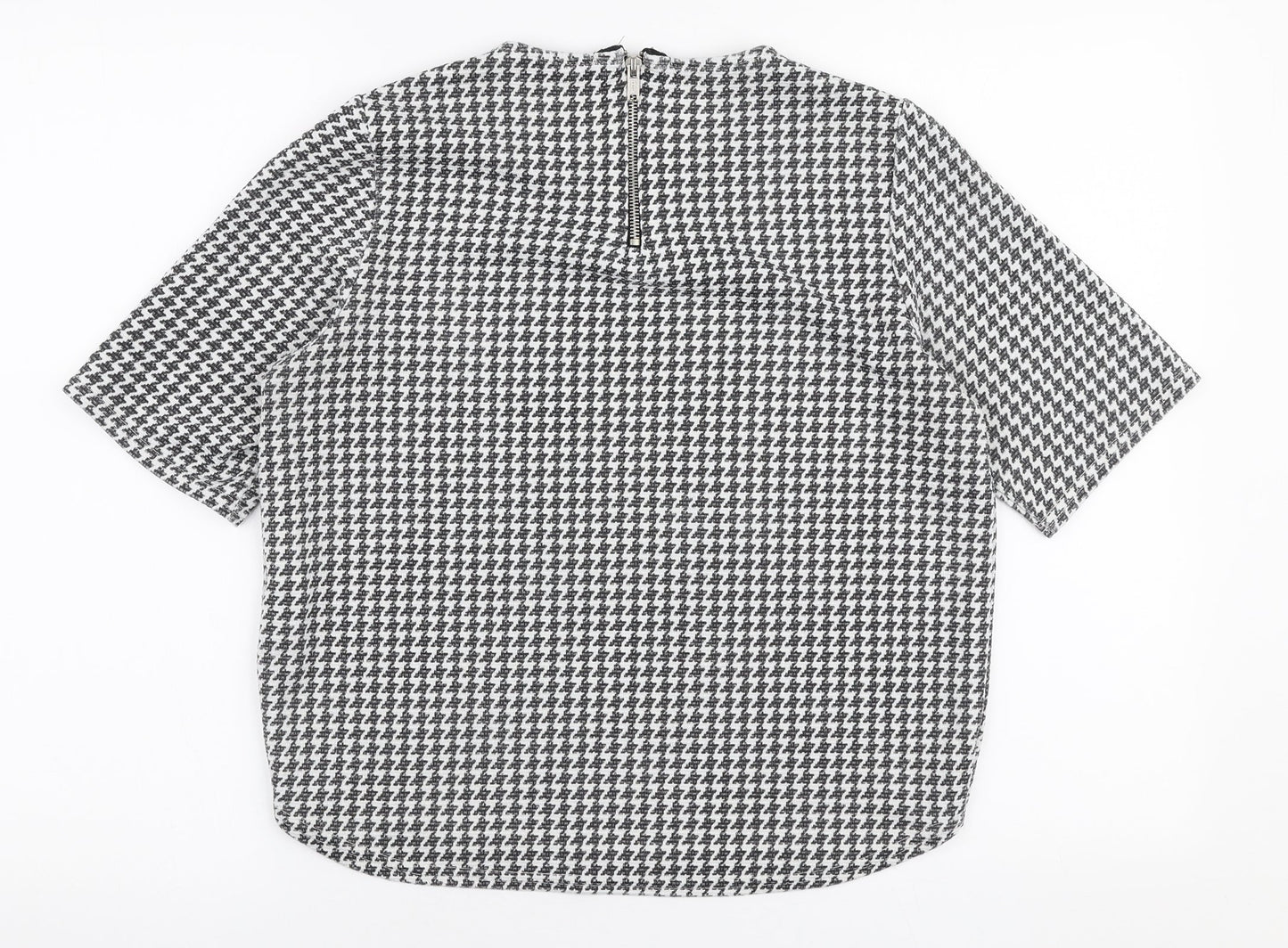 Womens UK Size 8 New Look White Basic Blouse