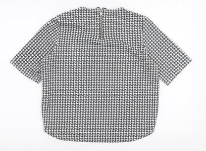 Womens UK Size 8 New Look White Basic Blouse