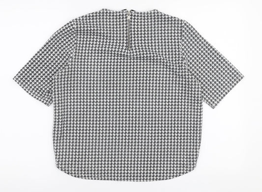 Womens UK Size 8 New Look White Basic Blouse