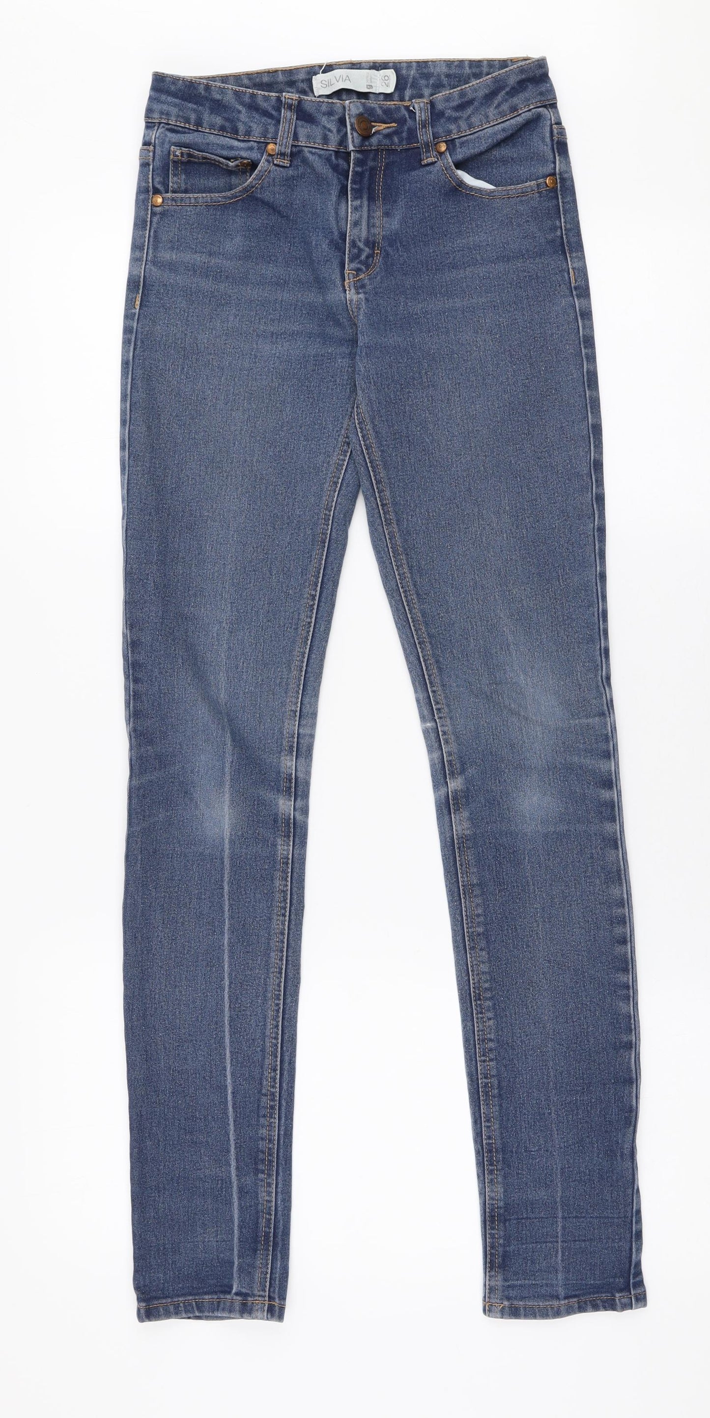 Womens UK Size 26 in Gina Tricot Slim Fit Skinny Blue Jeans