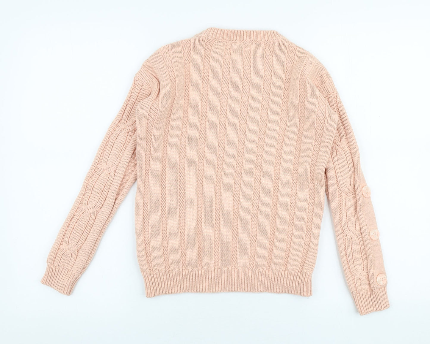 Womens UK Size 8 Marks and Spencer Pink Pullover Jumper