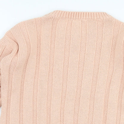 Womens UK Size 8 Marks and Spencer Pink Pullover Jumper