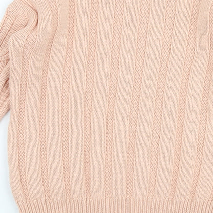 Womens UK Size 8 Marks and Spencer Pink Pullover Jumper