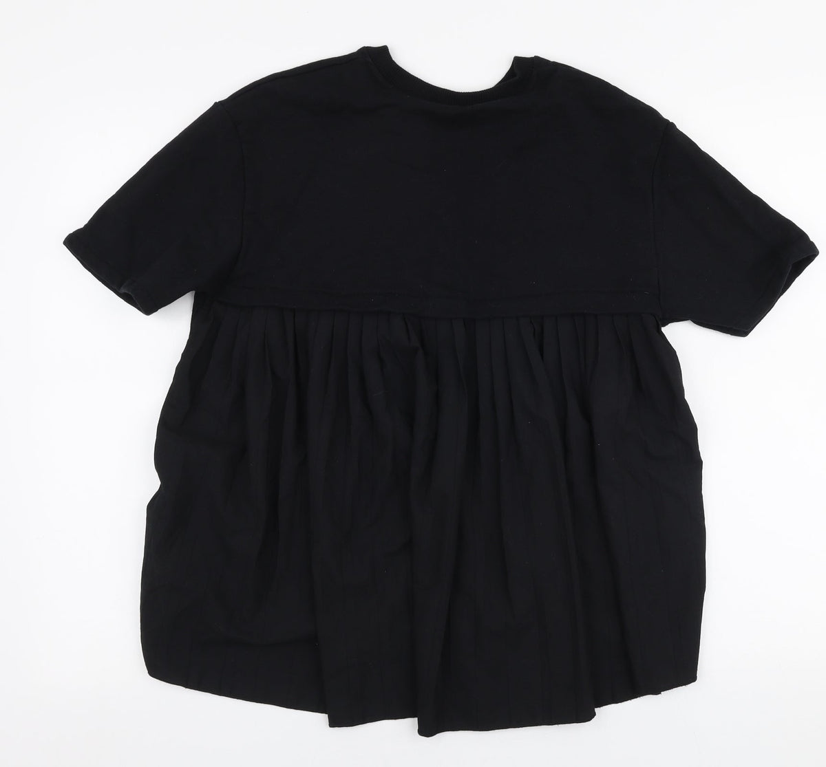 Zara Womens Black  Cotton Pullover Sweatshirt Size M  Pullover