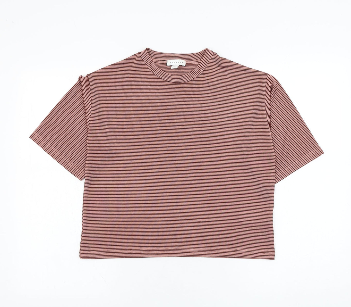 Womens UK Size 8 Topshop Pink  T-Shirt