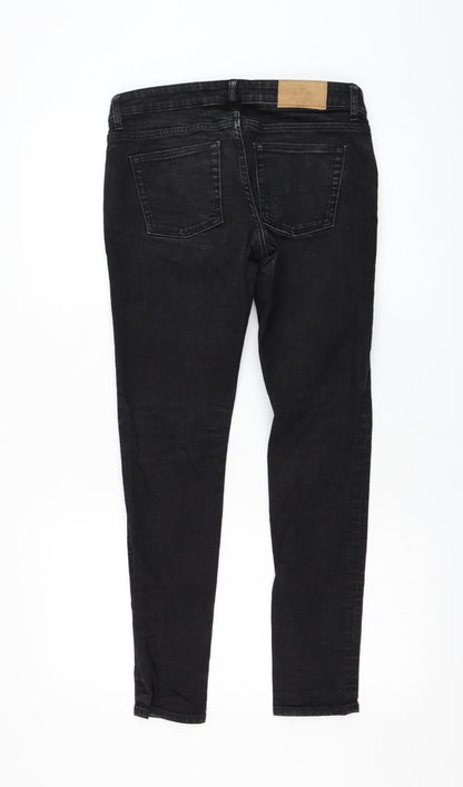 Cheap Monday Womens Black  Cotton Skinny Jeans Size 30 in L28 in Regular Zip