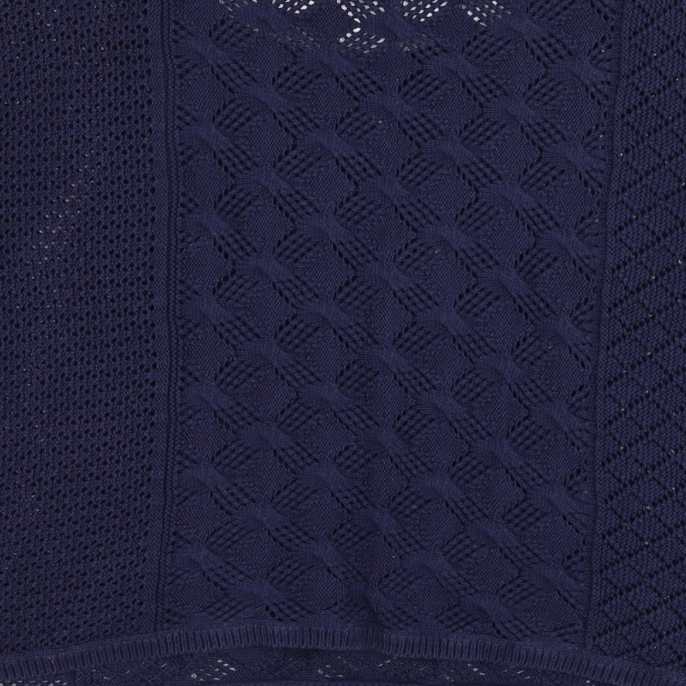 Womens UK Size M Monsoon Blue Pullover Jumper