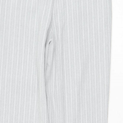 Womens UK Size 8 New Look Regular Fit Carrot Grey Trousers