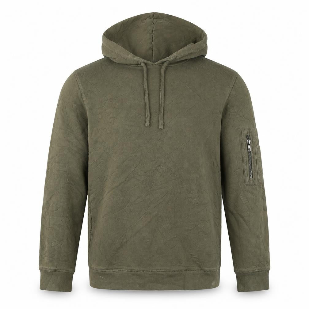 Mens UK Size XS River Island Green Pullover Hoodie