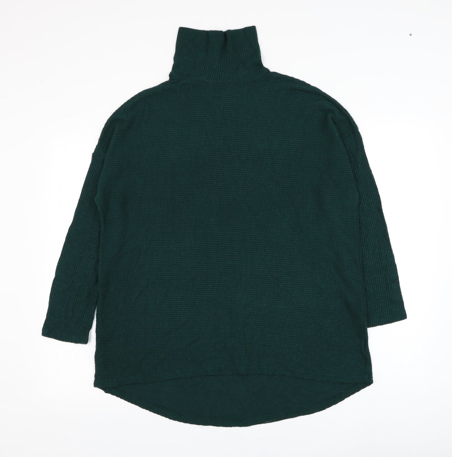 Primark Womens Green Roll Neck  Polyester  Jumper Size 12