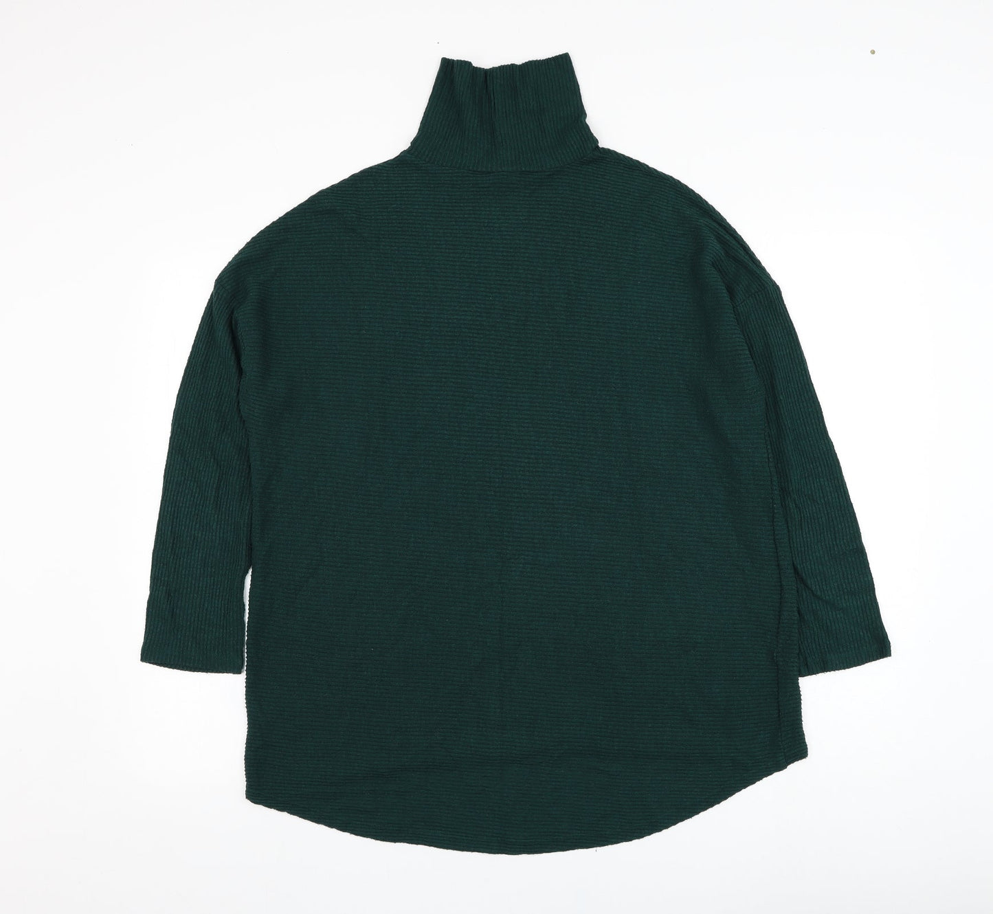 Primark Womens Green Roll Neck  Polyester  Jumper Size 12