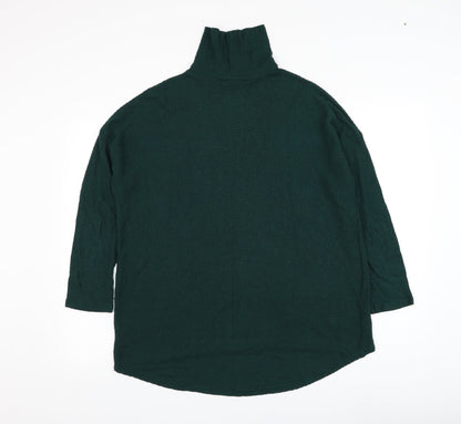 Primark Womens Green Roll Neck  Polyester  Jumper Size 12