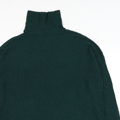 Primark Womens Green Roll Neck  Polyester  Jumper Size 12