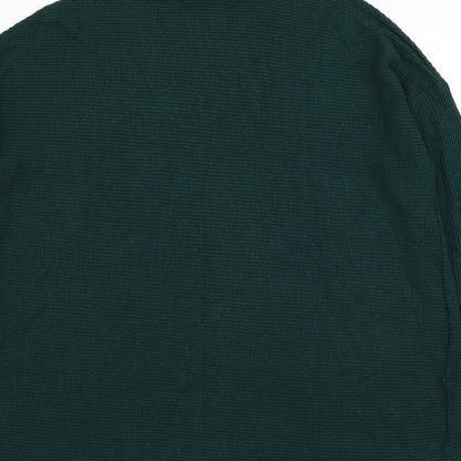 Primark Womens Green Roll Neck  Polyester  Jumper Size 12