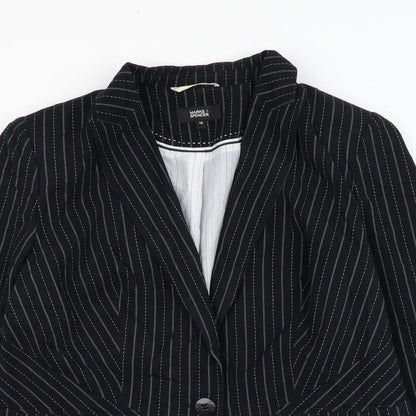 Womens UK Size 16 Marks and Spencer Black Jacket