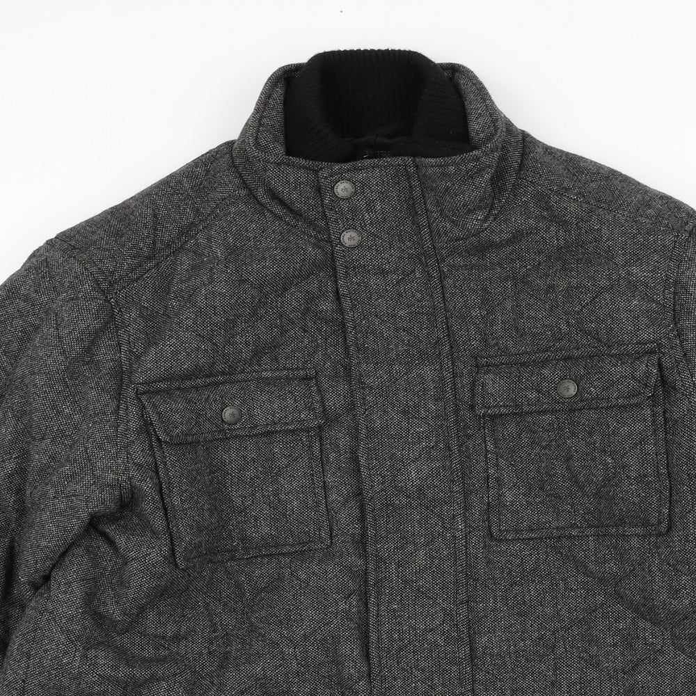 George Womens Grey   Jacket Coat Size M  Zip