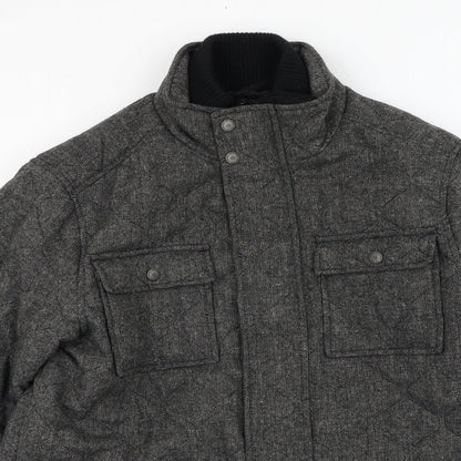 George Womens Grey   Jacket Coat Size M  Zip