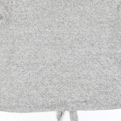George Womens Grey Round Neck  Viscose Pullover Jumper Size 14