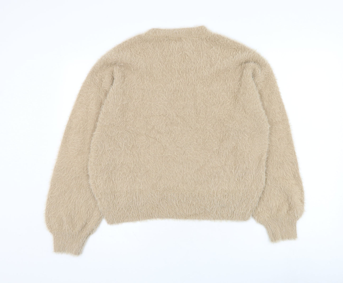 Womens UK Size S New Look Brown Pullover Jumper