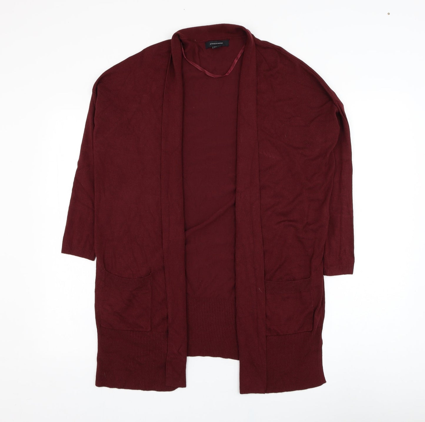Womens UK Size 10 Atmosphere Red Cardigan Jumper