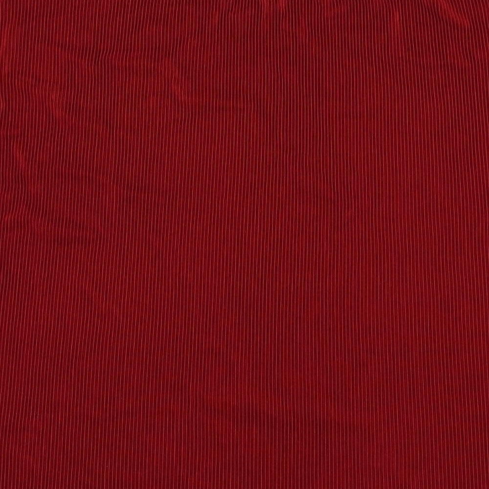 Womens UK Size 16 Very Red Basic Blouse