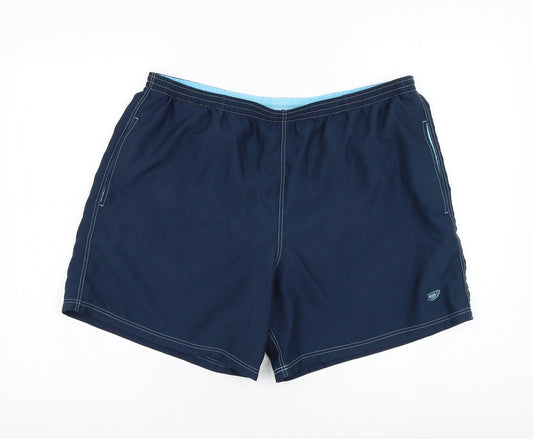 sloggi Mens Blue  Polyester Sweat Shorts Size 40  Regular
