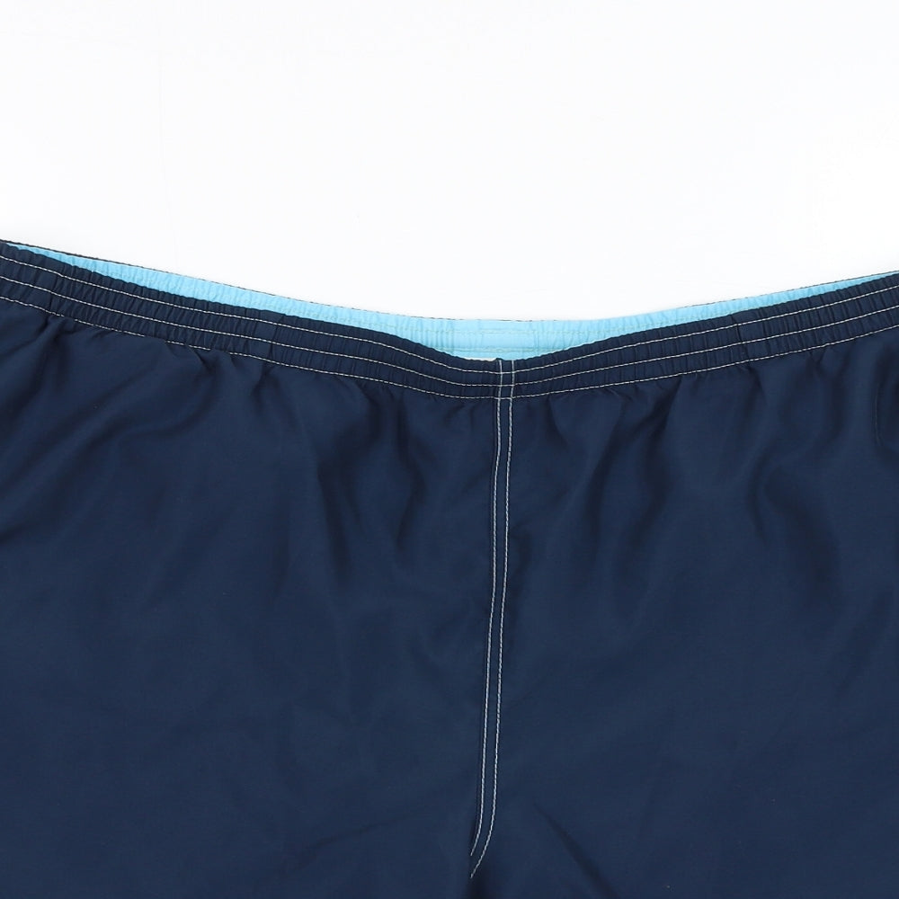 sloggi Mens Blue  Polyester Sweat Shorts Size 40  Regular
