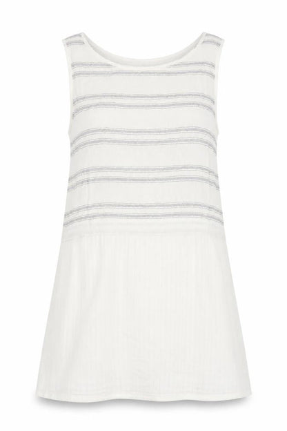Womens UK Size S Mango White Basic Blouse