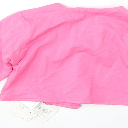 tuc tuc Girls Pink  Cotton Cardigan Jumper Size 6-9 Months