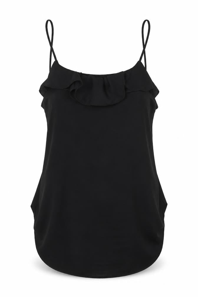 Womens UK Size 6 H&M Black Basic Tank