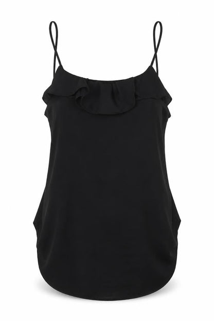 Womens UK Size 6 H&M Black Basic Tank