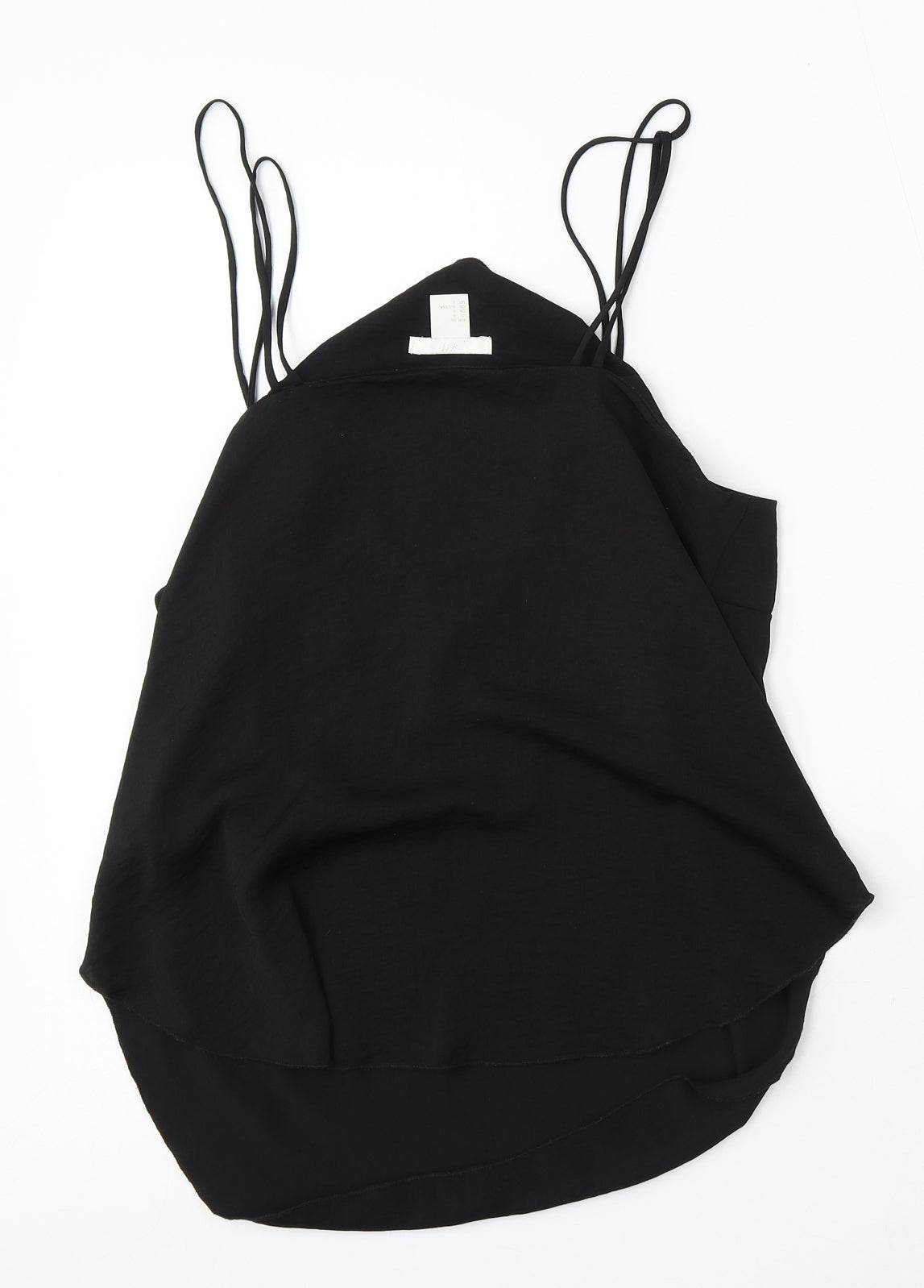 Womens UK Size 6 H&M Black Basic Tank