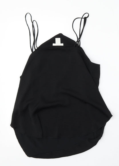 Womens UK Size 6 H&M Black Basic Tank