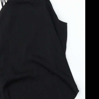 Womens UK Size 6 H&M Black Basic Tank