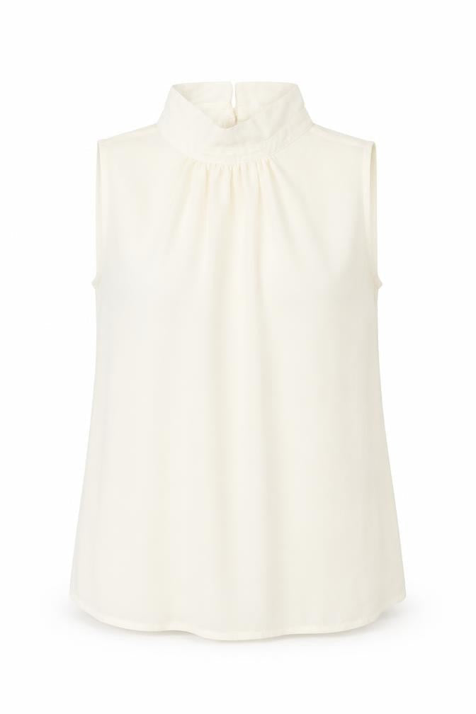 Womens UK Size 10 New Look Beige Basic Tank