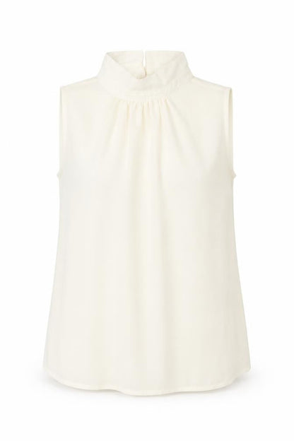 Womens UK Size 10 New Look Beige Basic Tank