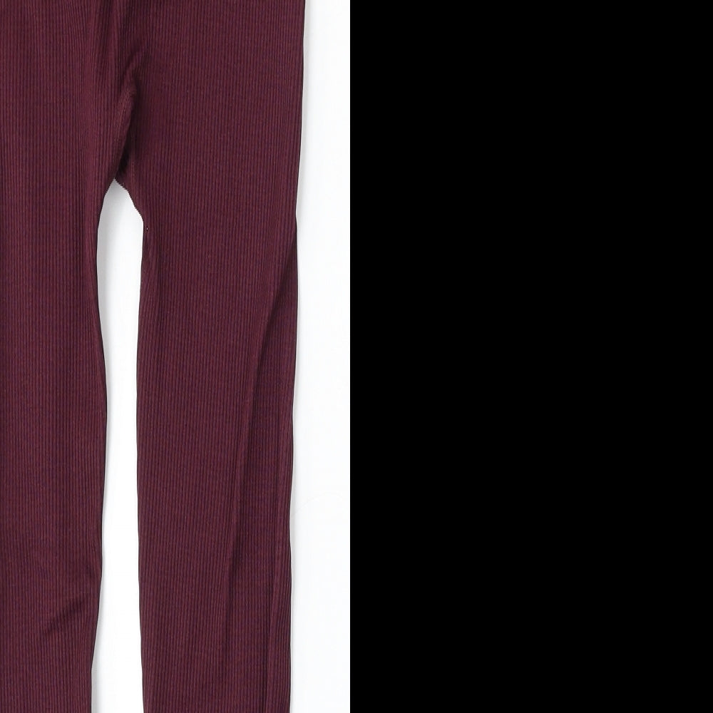 Womens UK Size M Dunnes Stores Regular Fit Jogger Purple Trousers