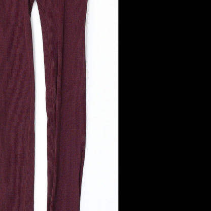 Womens UK Size M Dunnes Stores Regular Fit Jogger Purple Trousers