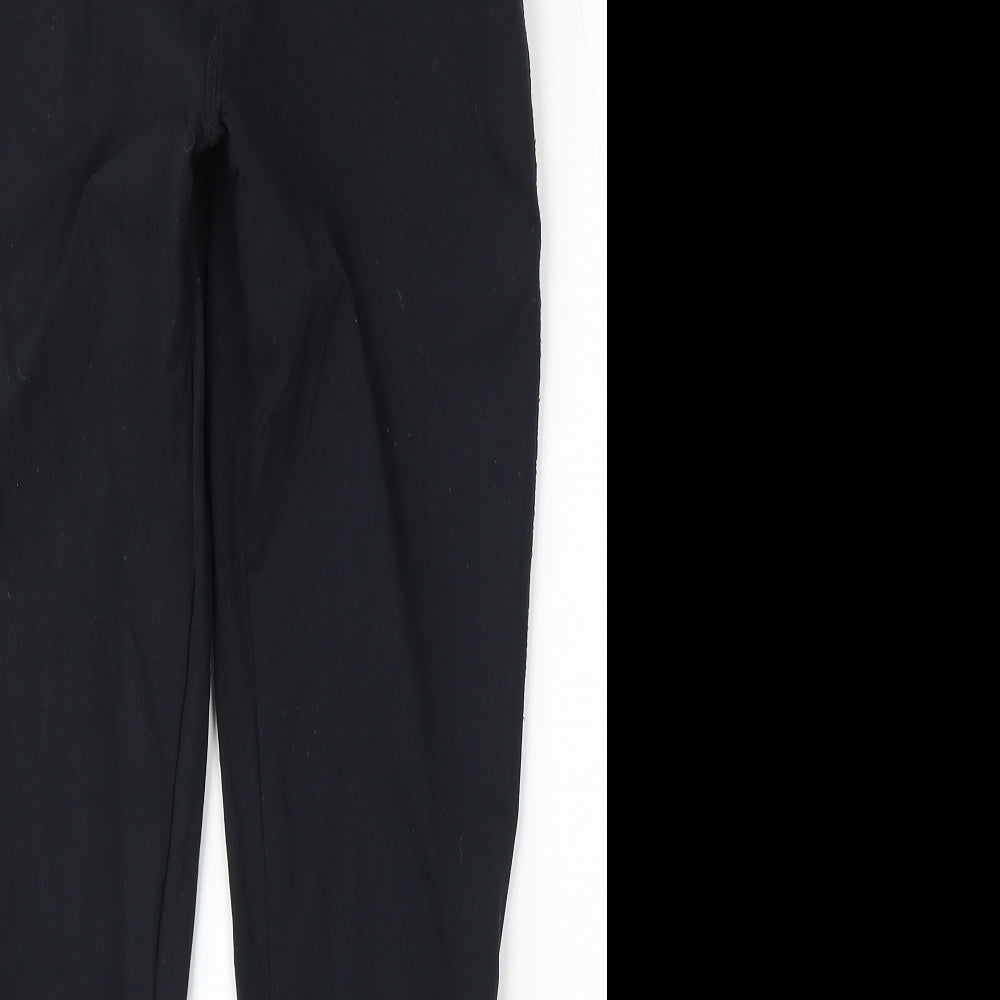 Souluxe Womens Black  Polyamide Jogger Trousers Size 10 L26 in Regular