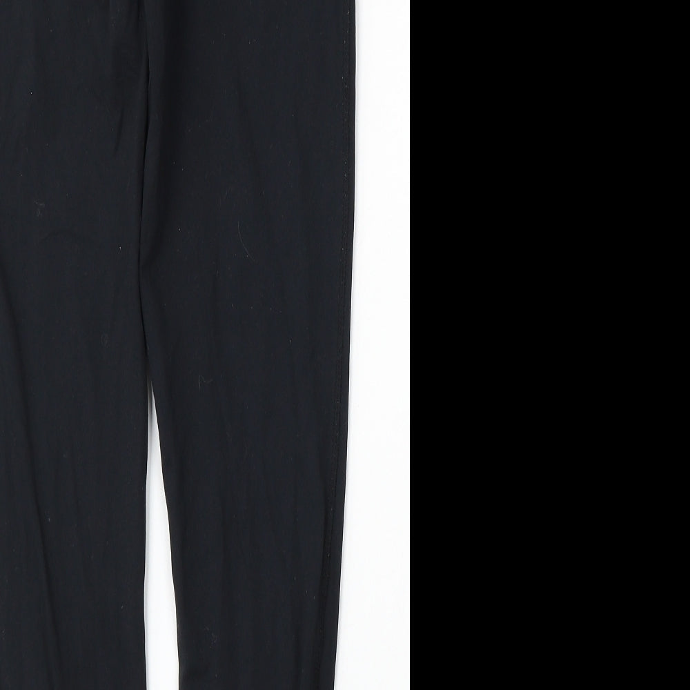 Souluxe Womens Black  Polyamide Jogger Trousers Size 10 L26 in Regular