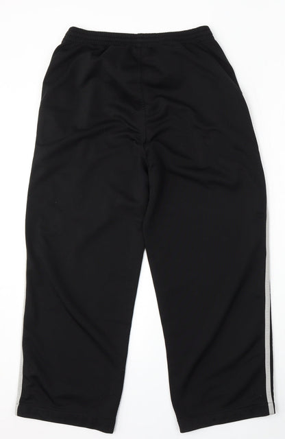 Zantos Mens Black  Polyester Jogger Trousers Size S L27 in Regular