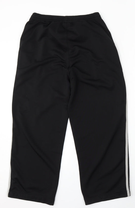 Zantos Mens Black  Polyester Jogger Trousers Size S L27 in Regular